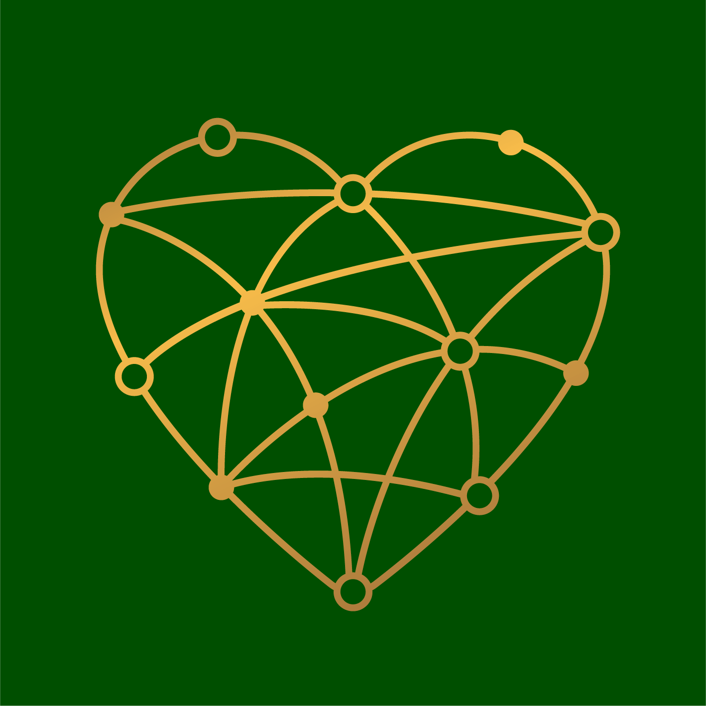 TRIBE500 symbol on green